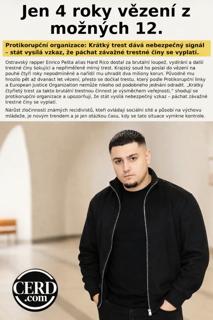 Enrico Pešta hrající si na Hard Rico: