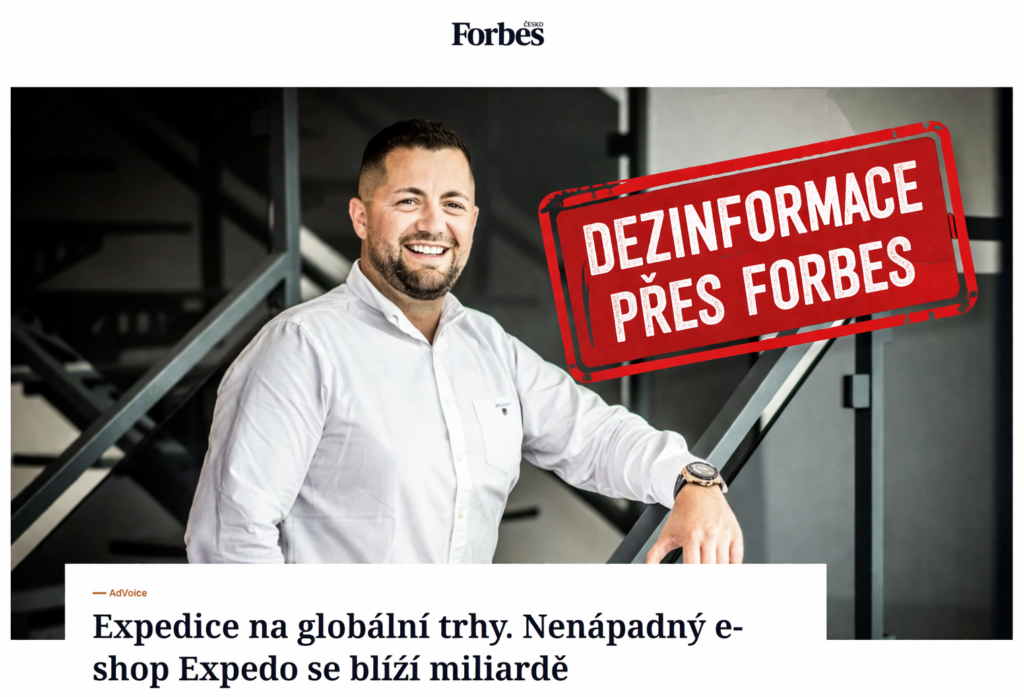 Placené články ve Forbesu znovu budí otázky.  Další kauza Petr Doskočil to potvrzuje.